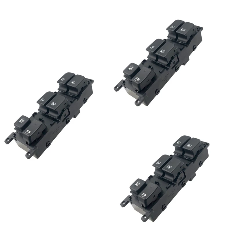 3X 93570-1D313W Electric Window Glass Lifting Control Switch For Kia Carens 2006 - 2012, Driver Side
3X 93570-1D313W Electric Window Glass Lifting Control Switch For Kia Carens 2006 - 2012, Driver Side