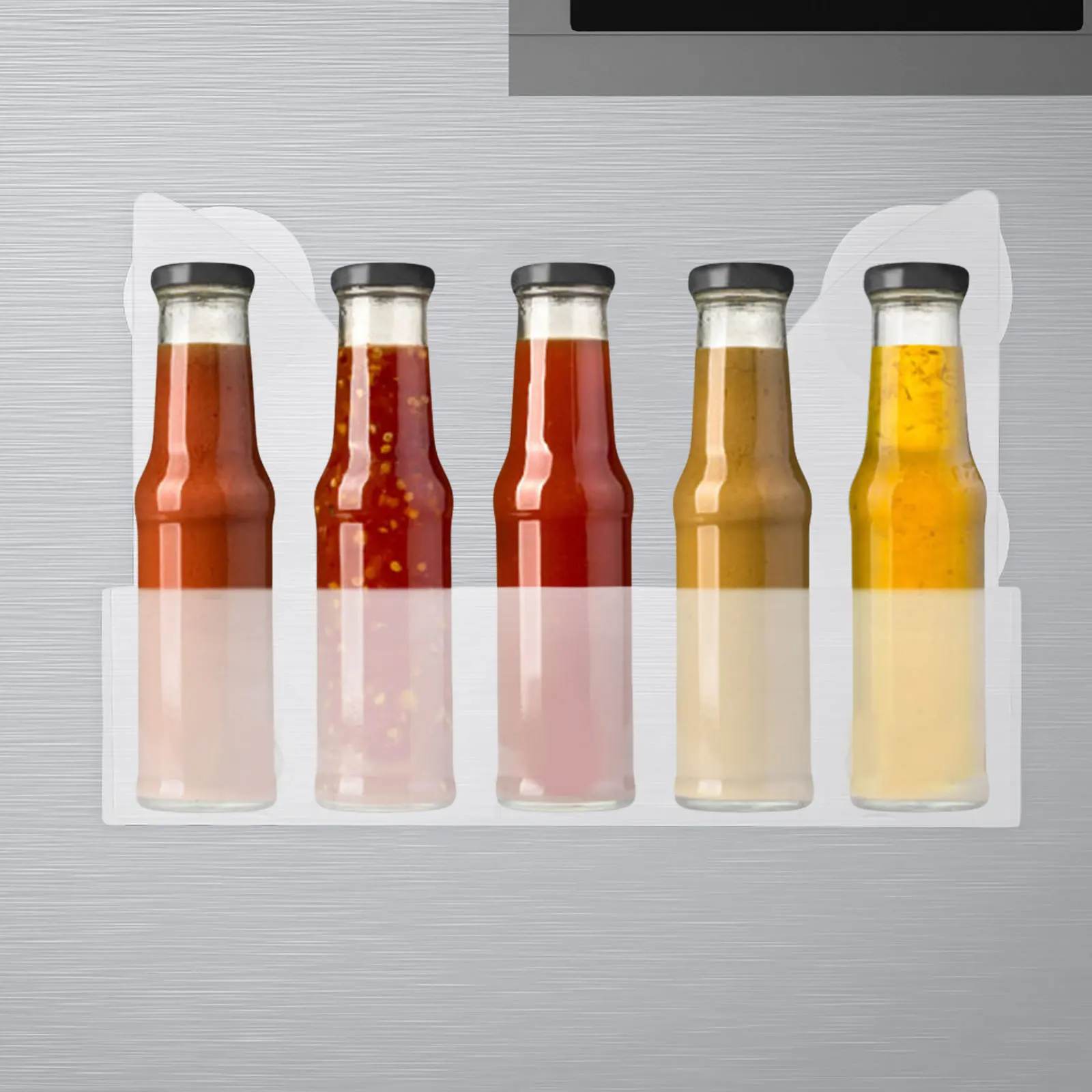 Clear Acrylic Suction Cup Refrigerator Rack Organizer for Spices Jars Kitchen Storage Shelf Fridge Holder Container
Clear Acrylic Suction Cup Refrigerator Rack Organizer for Spices Jars Kitchen Storage Shelf Fridge Holder Container