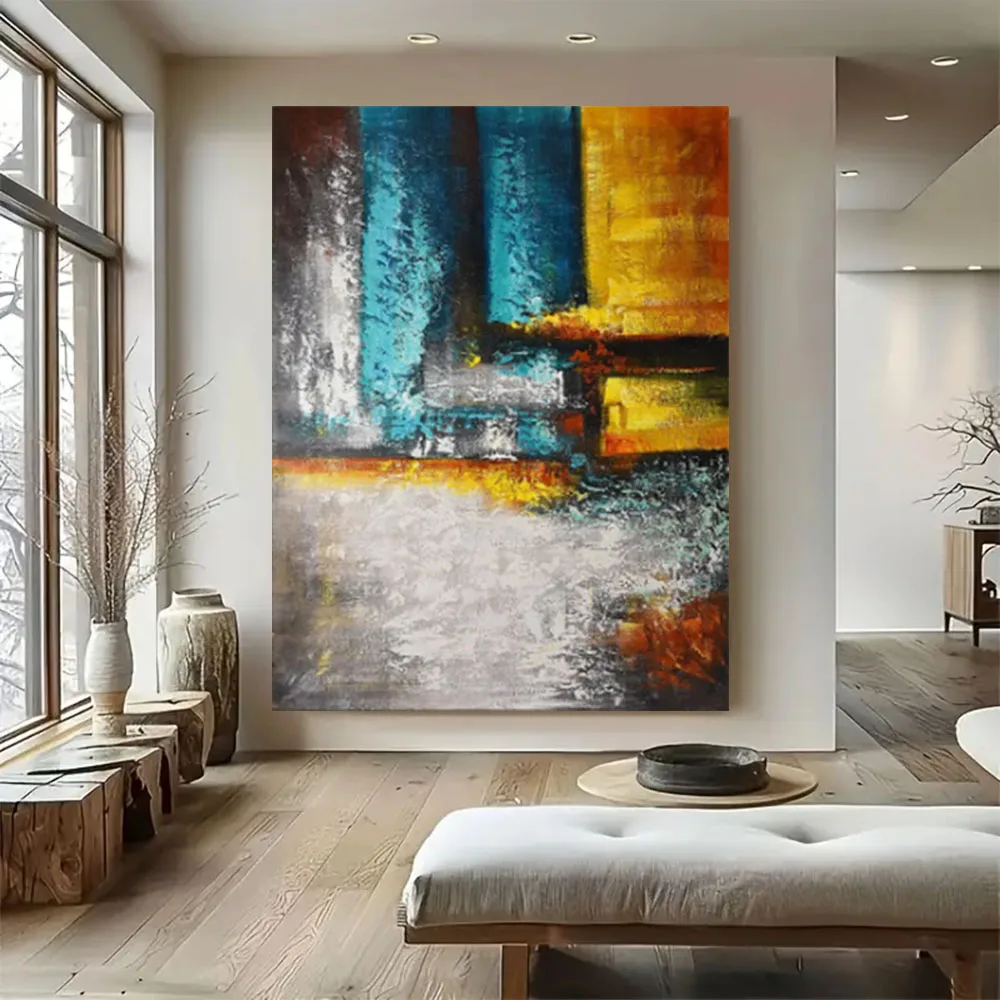 100% Hand-painted Abstract Oil Paintings Modern Home Decor Wall Art Golden Canvas Poster Decorate Living Room Sofa Back
100% Hand-painted Abstract Oil Paintings Modern Home Decor Wall Art Golden Canvas Poster Decorate Living Room Sofa Back