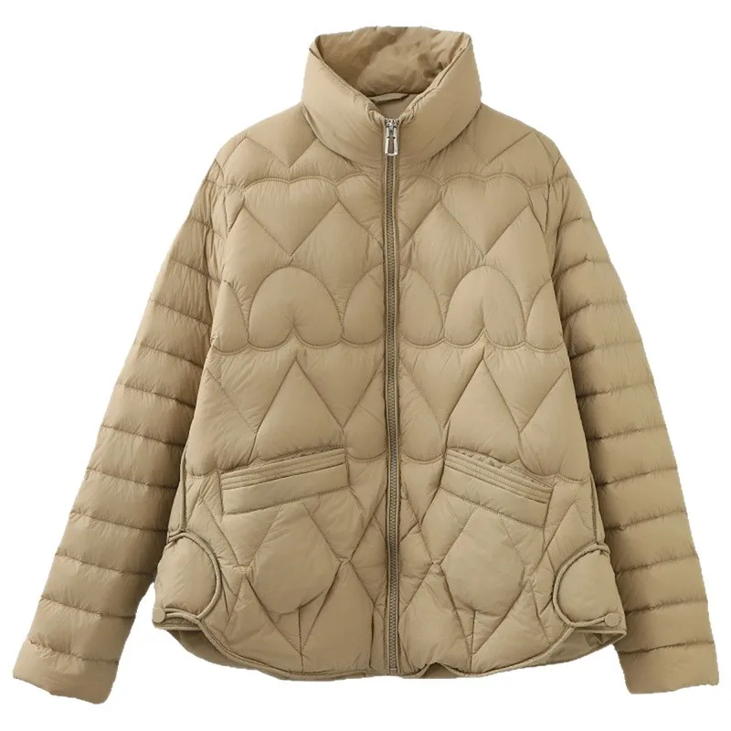 Autumn and Winter New Women's Down Jacket Commuter Stand Collar Short Slim Fit Jacket
Autumn and Winter New Women's Down Jacket Commuter Stand Collar Short Slim Fit Jacket