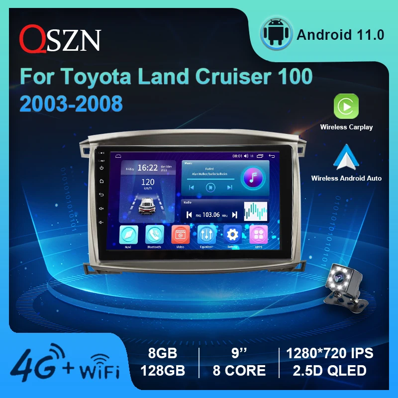 Автомагнитола IPS для Toyota Land Cruiser 100 2003-2008, мультимедийный видеоплеер с Навигатором, GPS, DSP, 4G, HD, 8 + 128G, Авторадио с Wi-Fi, Carplay
Автомагнитола IPS для Toyota Land Cruiser 100 2003-2008, мультимедийный видеоплеер с Навигатором, GPS, DSP, 4G, HD, 8 + 128G, Авторадио с Wi-Fi, Carplay