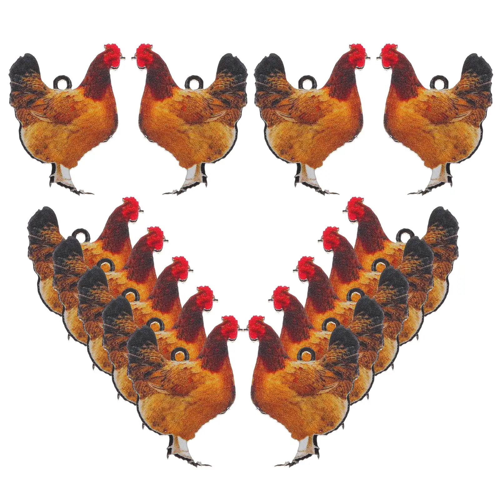 20 Pcs Hen Pendant Decorations Cute Mini Charm Animal Farm Animals Charms Figurines Beads Ornament Earring
20 Pcs Hen Pendant Decorations Cute Mini Charm Animal Farm Animals Charms Figurines Beads Ornament Earring