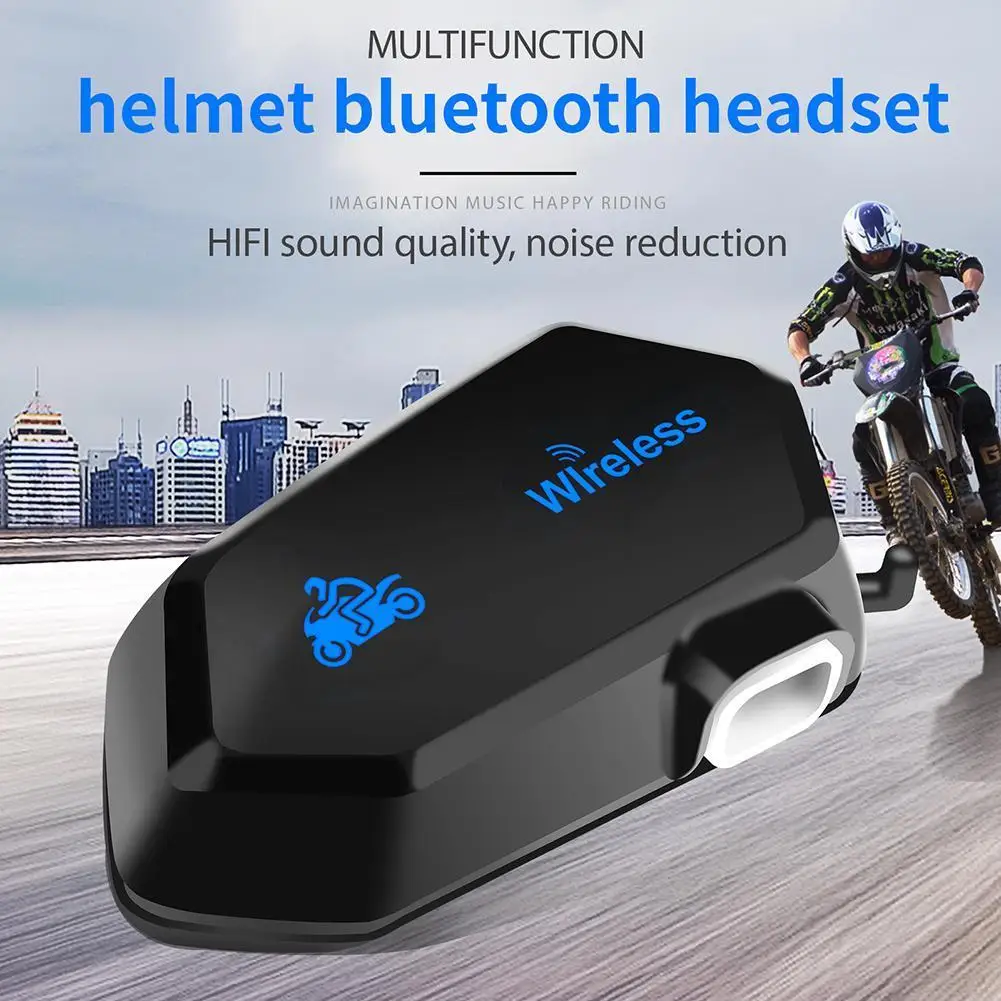Motorcycle Wireless Headset Bluetooth-compatible 5.0 Helmet Hands-free Telephone Call Headphone Stereo Sound BT Earphone
Motorcycle Wireless Headset Bluetooth-compatible 5.0 Helmet Hands-free Telephone Call Headphone Stereo Sound BT Earphone