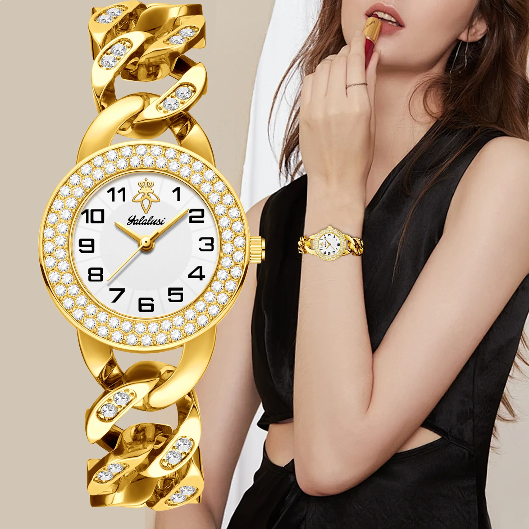 Fashionable Women's Bracelet Watches: Luxurious and Elegant Quartz Timepieces for Gift-Giving reloj mujer montre femme
Fashionable Women's Bracelet Watches: Luxurious and Elegant Quartz Timepieces for Gift-Giving reloj mujer montre femme