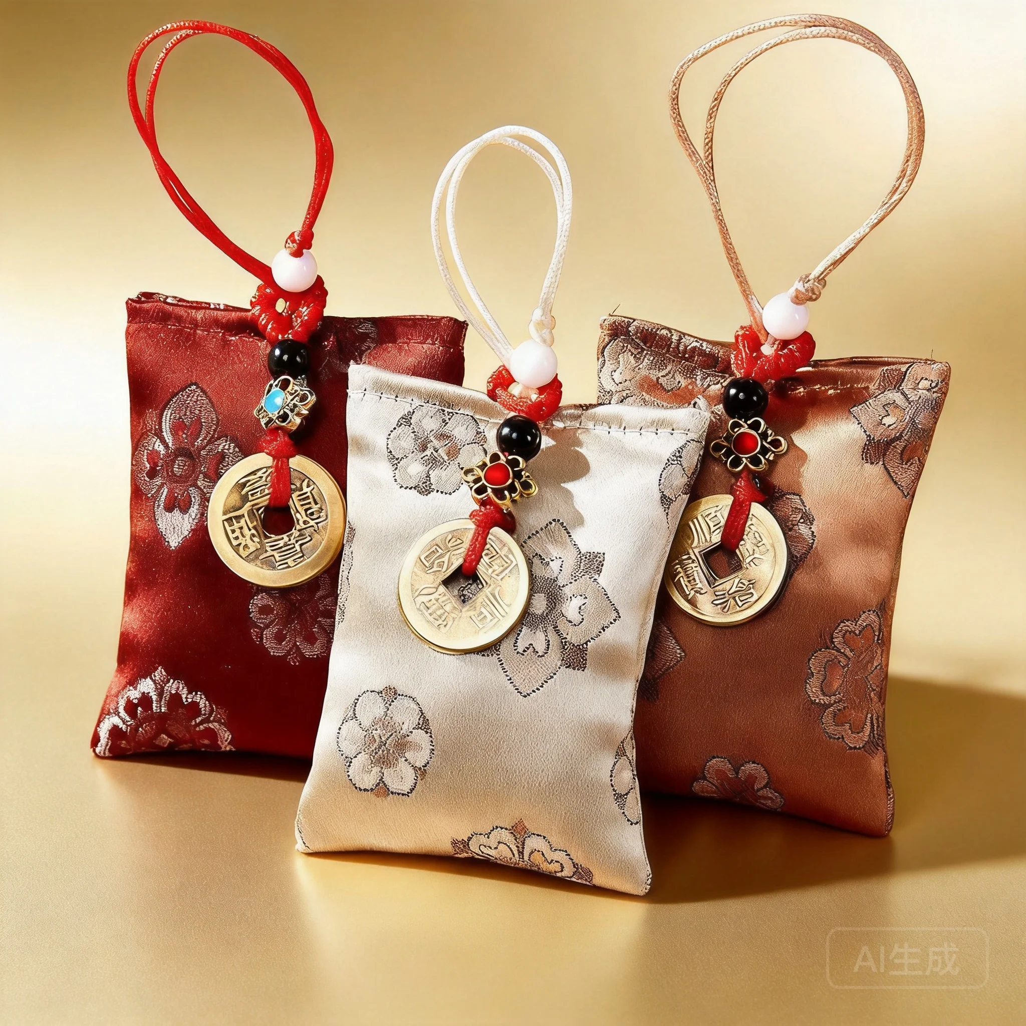 Chinese Traditional Feng Shui Five Emperors Coin Lucky Sachet Blessing Fortune Bag Pendant Car Hanging Talisman Good Luck Wealth
Chinese Traditional Feng Shui Five Emperors Coin Lucky Sachet Blessing Fortune Bag Pendant Car Hanging Talisman Good Luck Wealth
