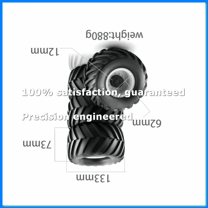 1/10 Super Wheels Tires 133X73mm Truck Tires for 1:10 RC Mk2 Axial Spare Part A-SPMI
1/10 Super Wheels Tires 133X73mm Truck Tires for 1:10 RC Mk2 Axial Spare Part A-SPMI