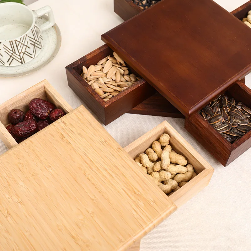 Bamboo Rotating Dried Fruit Box Storage Box, Jewelry Bracelet Wedding Gift Box, Festival Supplies Creative Handmade Gift Box
Bamboo Rotating Dried Fruit Box Storage Box, Jewelry Bracelet Wedding Gift Box, Festival Supplies Creative Handmade Gift Box