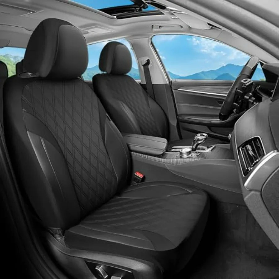 Front Car Seat Covers Leather Breathable Waterproof Universal Fit for Most Sedans SUV Pick-up Trucks
Front Car Seat Covers Leather Breathable Waterproof Universal Fit for Most Sedans SUV Pick-up Trucks