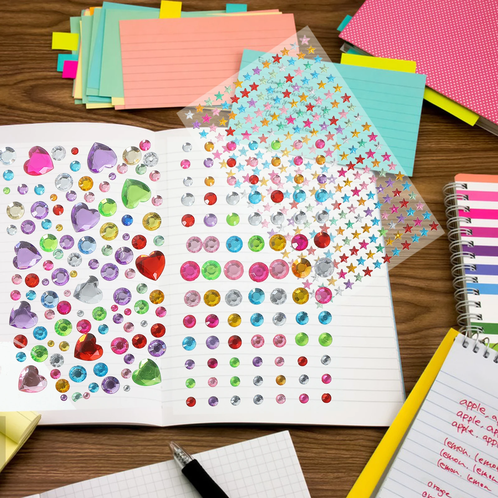6 Sheets DIY Crystal Diamond Stickers Self Adhesive Gems Acrylic Craft Supplies Phone Decoration Accessories Mixed Colors 5MM
6 Sheets DIY Crystal Diamond Stickers Self Adhesive Gems Acrylic Craft Supplies Phone Decoration Accessories Mixed Colors 5MM