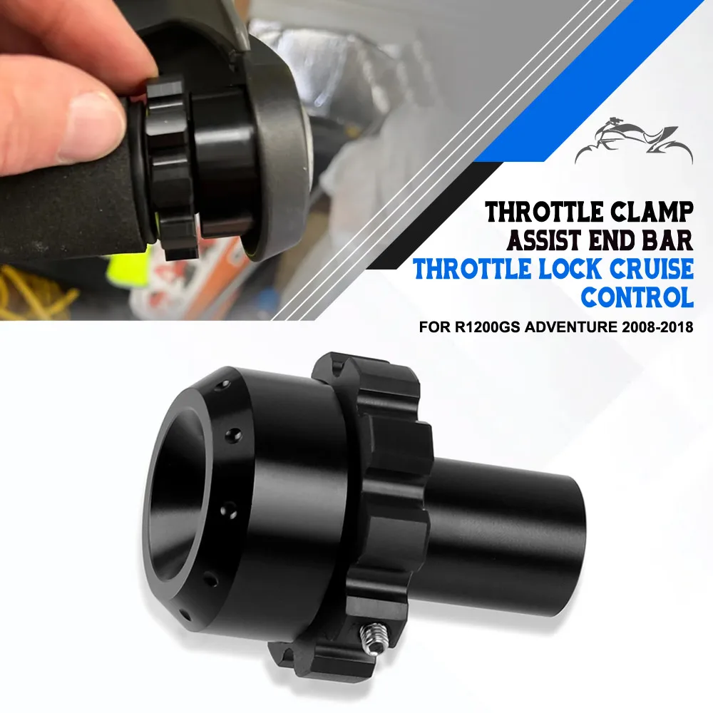 R1200ST For BMW R1250GS R1200 GS ADV 2008-2018 R1200ST Motorcycle Throttle Lock Cruise Control Throttle Clamp Assist End Bar