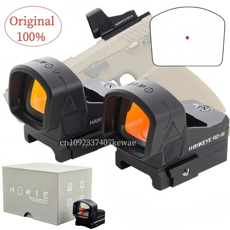 *HOWIE RD-3 Reflex Hunting Multi Reticles Tactical Red Dot Sight Scope for Airsoft P*stol with Picatinny Rail Mount R*flescope
*HOWIE RD-3 Reflex Hunting Multi Reticles Tactical Red Dot Sight Scope for Airsoft P*stol with Picatinny Rail Mount R*flescope