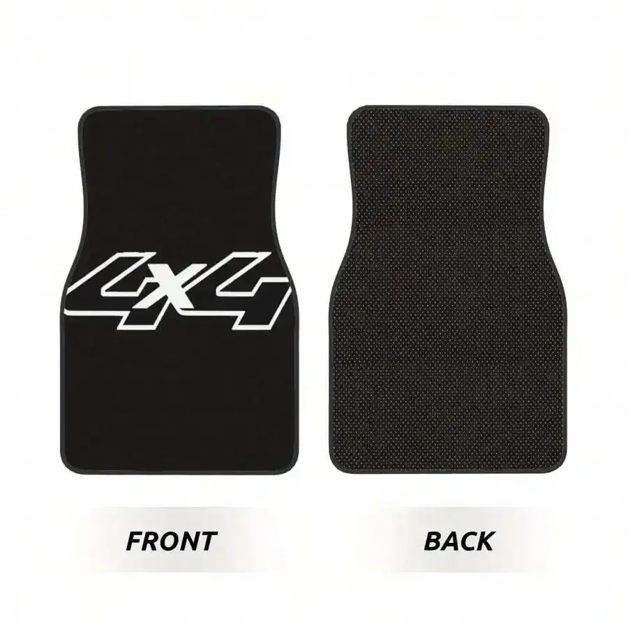 4 Piece Black White 4X4 Design Car Floor Mats Universal Fit For Sedans SUVs RVs All Season
4 Piece Black White 4X4 Design Car Floor Mats Universal Fit For Sedans SUVs RVs All Season