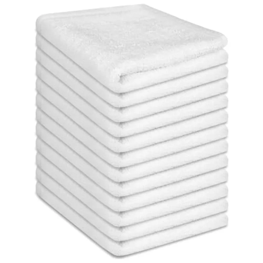 12 Pack 100% Cotton Wash Cloth, 12x12 Inch Highly Absorbent and Soft Feel Fingertip Towels, Machine Washable Washcloths for Bat
12 Pack 100% Cotton Wash Cloth, 12x12 Inch Highly Absorbent and Soft Feel Fingertip Towels, Machine Washable Washcloths for Bat