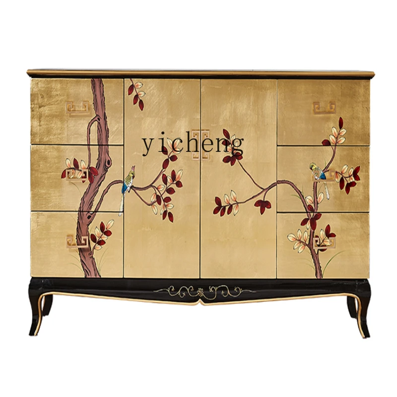 Zk New Chinese Style Painted Home Living Room Entrance Cabinet Modern Minimalist Solid Wood Paint Curio Cabinet
Zk New Chinese Style Painted Home Living Room Entrance Cabinet Modern Minimalist Solid Wood Paint Curio Cabinet