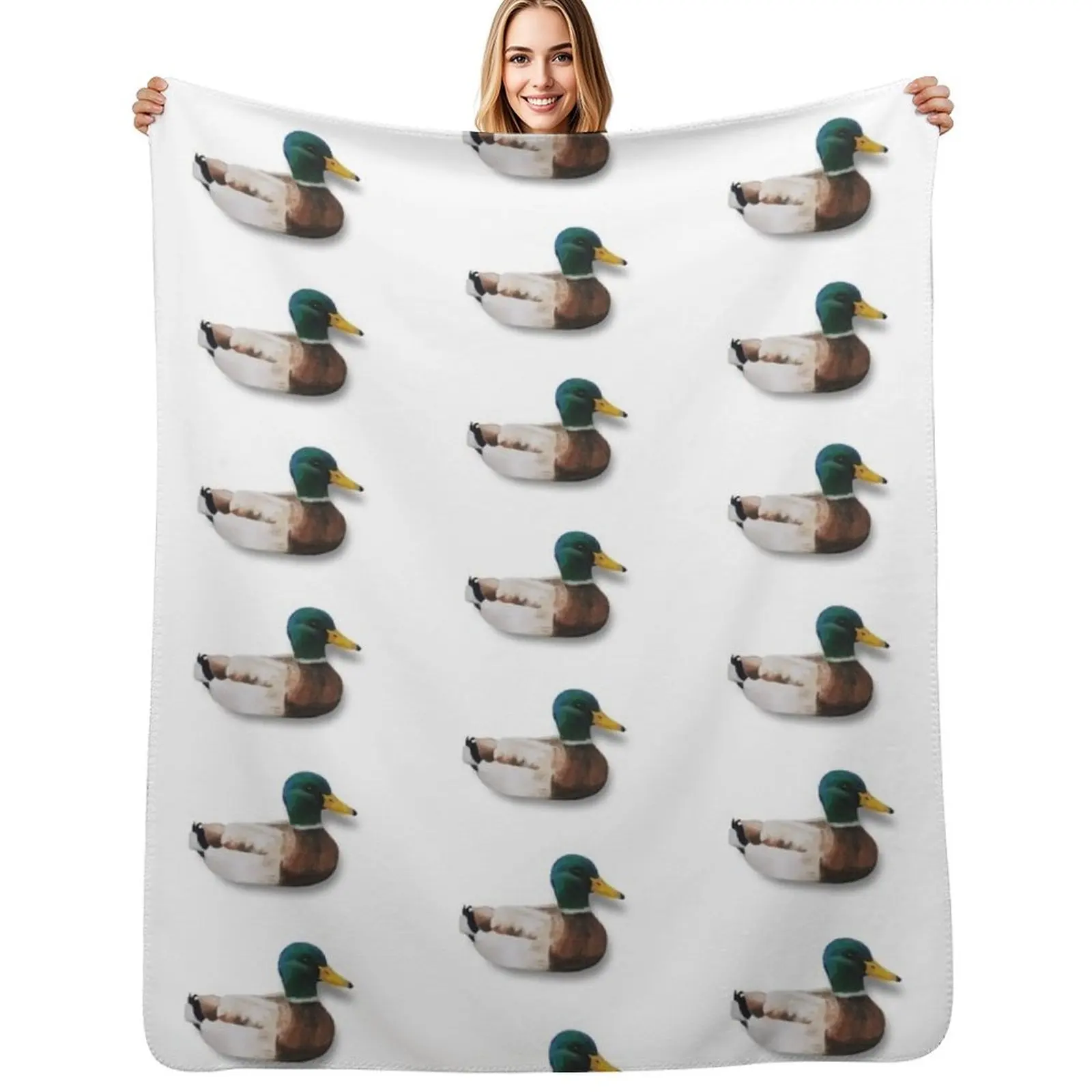 Mallard Duck Throw Blanket Luxurious Soft Fuzzy Blanket for Sofa Bed
Mallard Duck Throw Blanket Luxurious Soft Fuzzy Blanket for Sofa Bed