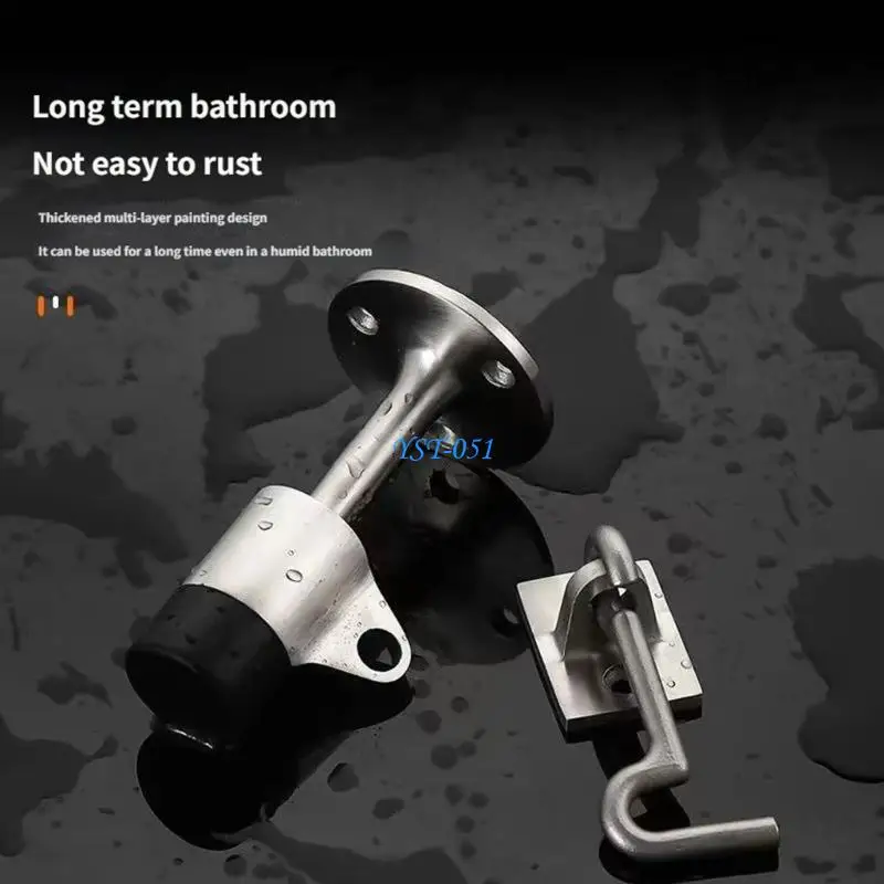 E15A 304 Stainless Steel Door Stoppers with Hook No Drilling Required Strong & Quiet Designs Door Stop for Home & Office Use
E15A 304 Stainless Steel Door Stoppers with Hook No Drilling Required Strong & Quiet Designs Door Stop for Home & Office Use