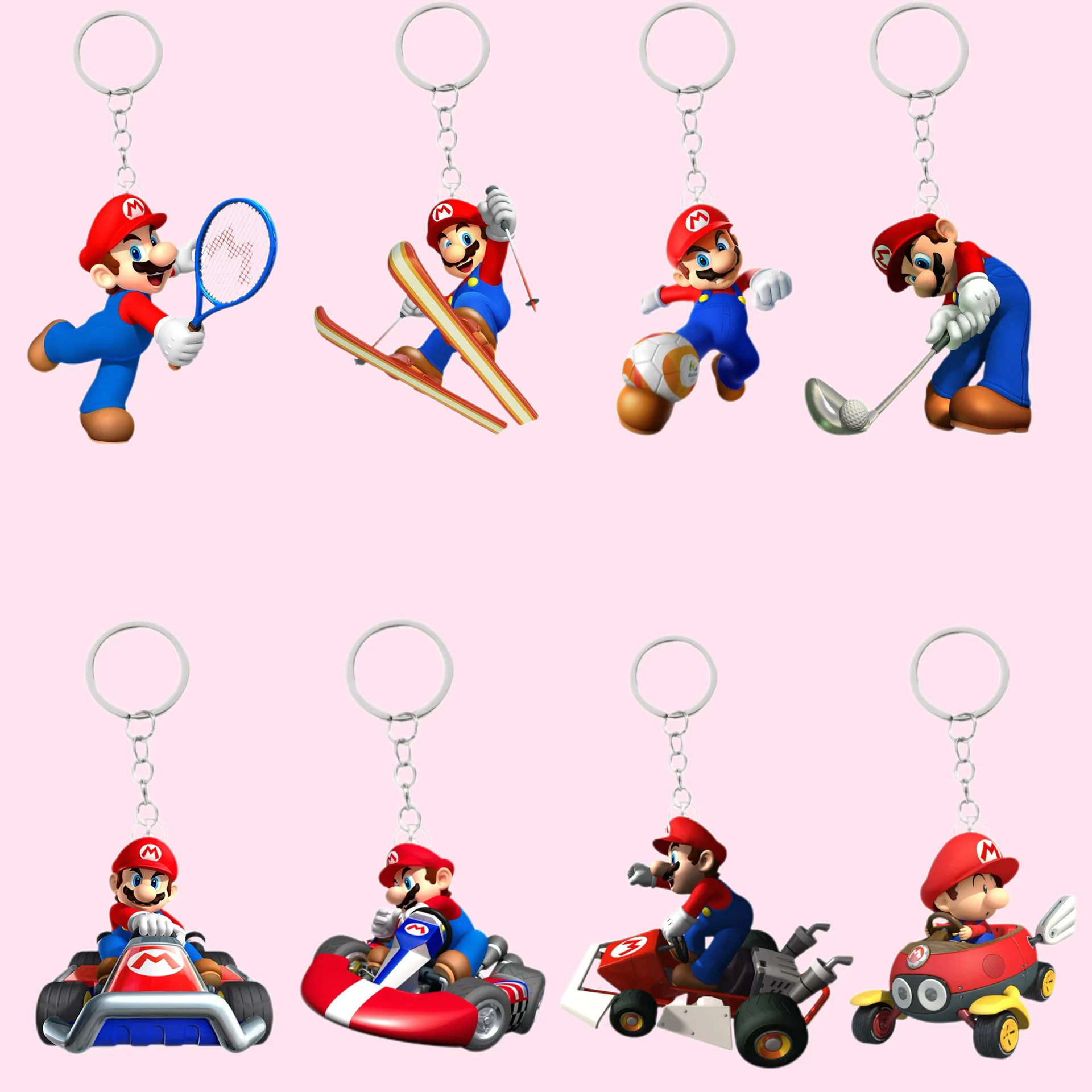 Super Mario Bros Classic Game Character Plumber Brother Acrylic Keychain Cute Bag Charm Gift Key Chain Figure Pendant Decor
Super Mario Bros Classic Game Character Plumber Brother Acrylic Keychain Cute Bag Charm Gift Key Chain Figure Pendant Decor