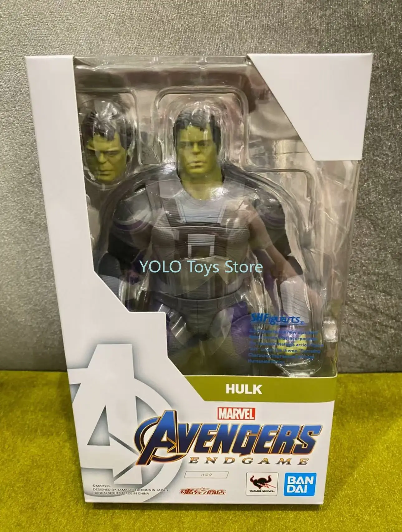 Bandai Avengers 4 Ultimate Battle SHF Hulk Joints Movable Figure Model Ornament Doll
Bandai Avengers 4 Ultimate Battle SHF Hulk Joints Movable Figure Model Ornament Doll