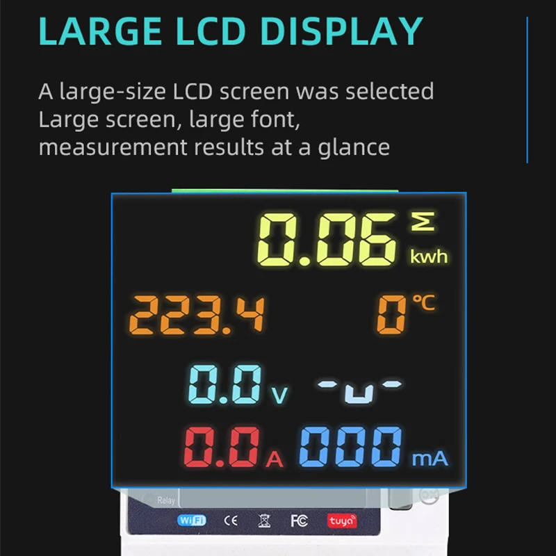 Wifi Smart Energy Meter 3CT Clamps 100A300A 500A 700A Tuya Intelligent Control 10alarm Over Under Voltage Protector Relay Switch
Wifi Smart Energy Meter 3CT Clamps 100A300A 500A 700A Tuya Intelligent Control 10alarm Over Under Voltage Protector Relay Switch