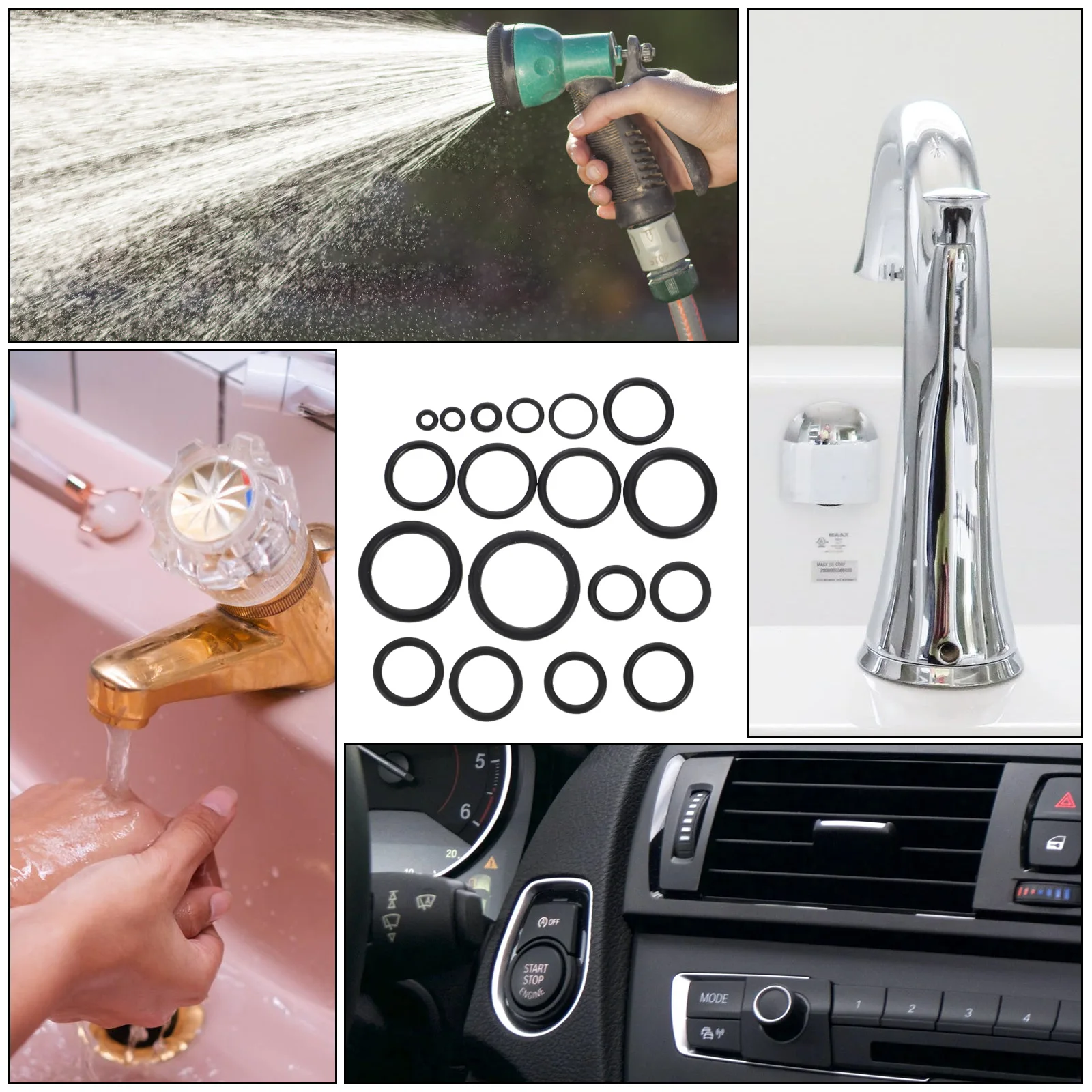 Sealing Ring O Gasket Assortment Kit Rubber Sealing Waterproof Car Parts Faucet Pipe Appliance Hoop Hardware
Sealing Ring O Gasket Assortment Kit Rubber Sealing Waterproof Car Parts Faucet Pipe Appliance Hoop Hardware