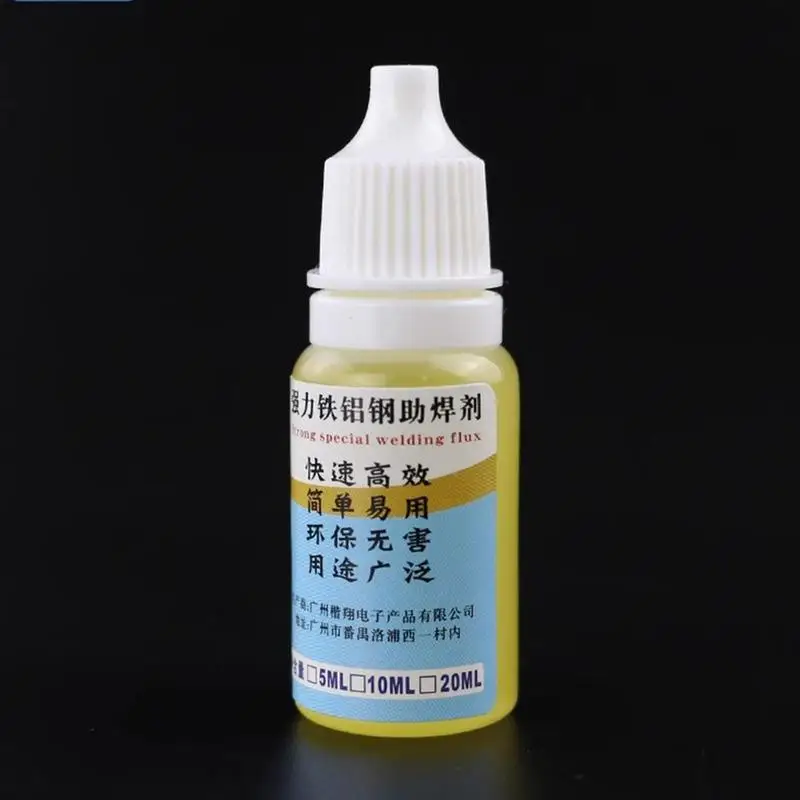 Stainless Steel Flux Soldering 10ml/0.33oz Copper Soldering Flux For Aluminum No Water Cleaning 18650 Battery Soldering Fluid
Stainless Steel Flux Soldering 10ml/0.33oz Copper Soldering Flux For Aluminum No Water Cleaning 18650 Battery Soldering Fluid