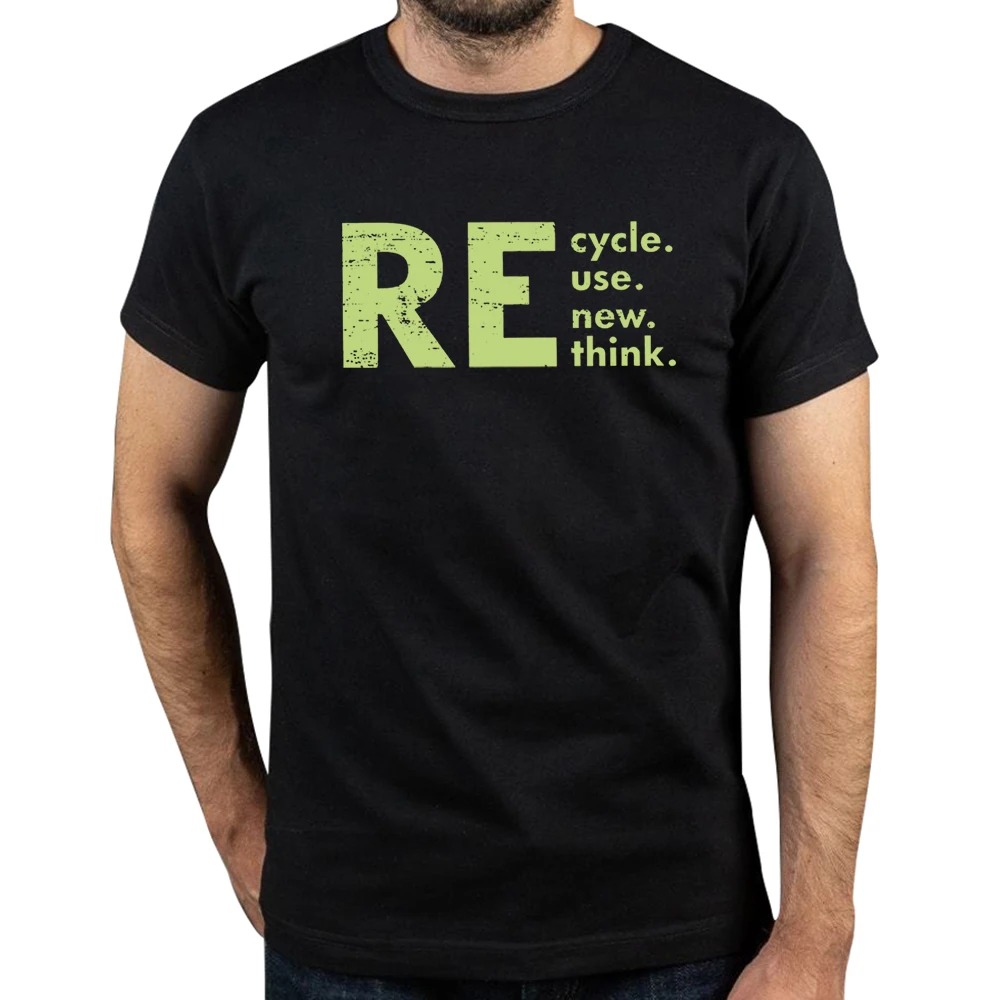 Recycle Reuse Renew Rethink T-shirt Environmental Activism Gift T Shirt For Men Women Cotton Unisex Summer Casual Tops TeesFP
Recycle Reuse Renew Rethink T-shirt Environmental Activism Gift T Shirt For Men Women Cotton Unisex Summer Casual Tops TeesFP