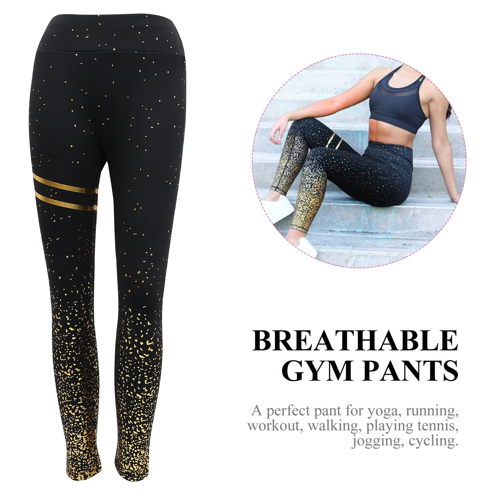 1Pcs Yoga Pant Women High Waist Stretchy Elastic Leggings for Exercise Gym Fitness Running Yoga Sports Pants Gym Leggings
1Pcs Yoga Pant Women High Waist Stretchy Elastic Leggings for Exercise Gym Fitness Running Yoga Sports Pants Gym Leggings