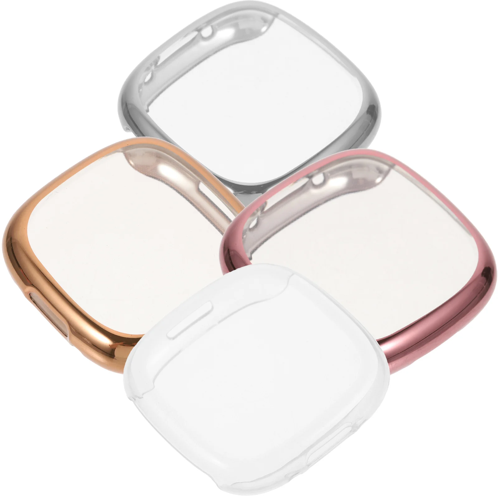 4pcs Watch Case Protective Cover Detachable Replaceable Soft TPU Versa4 Screen Protector Sense 2 Reusable Smartwatch Edges
4pcs Watch Case Protective Cover Detachable Replaceable Soft TPU Versa4 Screen Protector Sense 2 Reusable Smartwatch Edges
