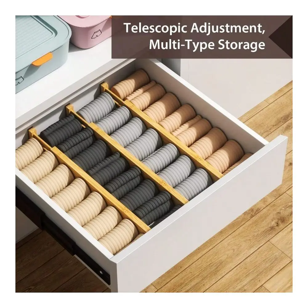 PCS Drawer Divider 17 22 Adjustable Bamboo Drawer Dividers Organizers Expandable Separators For Kitchen Clothes Dressers Home O
PCS Drawer Divider 17 22 Adjustable Bamboo Drawer Dividers Organizers Expandable Separators For Kitchen Clothes Dressers Home O
