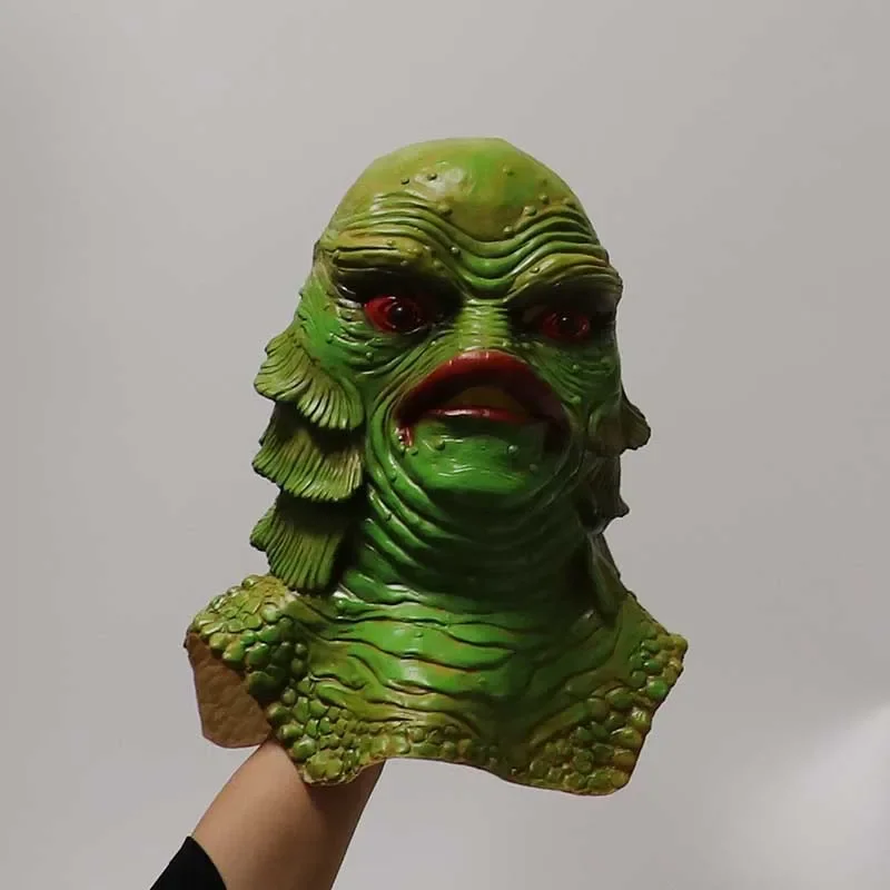 Creature From The Black Lagoon Green Fish Monster Mask Cosplay Latex Mask Halloween Party Props Scary Full Head Masks 
Creature From The Black Lagoon Green Fish Monster Mask Cosplay Latex Mask Halloween Party Props Scary Full Head Masks
