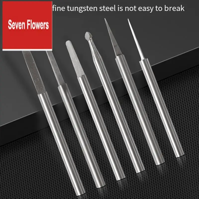 A84Z-6Pcs Tungsten Steel Engraving Carving Knife Set Sword Shaped Olive Amber End Mill Router Bit
A84Z-6Pcs Tungsten Steel Engraving Carving Knife Set Sword Shaped Olive Amber End Mill Router Bit