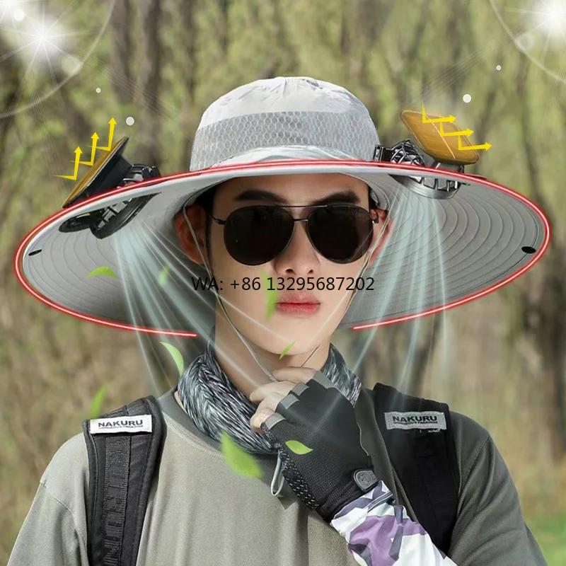 Solar Fan Cooling Hat Outdoor Work Hat USB Rechargeable Fan Hat for Outdoor Fishing Hiking Camping
Solar Fan Cooling Hat Outdoor Work Hat USB Rechargeable Fan Hat for Outdoor Fishing Hiking Camping