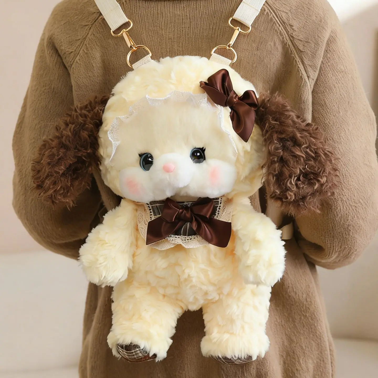 Animal Series Cute Rabbit Puppy Plush Bag Children's Outing Doll Backpack Gift Giving Student Girl Gift
Animal Series Cute Rabbit Puppy Plush Bag Children's Outing Doll Backpack Gift Giving Student Girl Gift