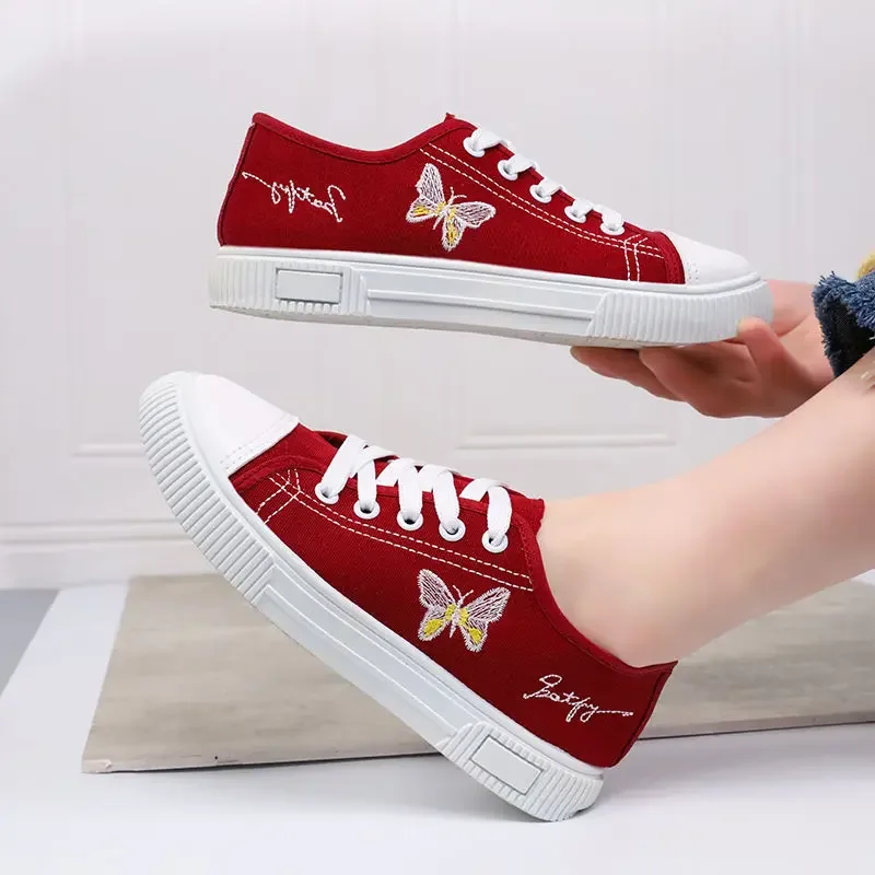 Lace Up Canvas Shoes for Women 2025 New Vulcanized Shoe Designer Luxury Cheap Aesthetic Daily Routine Casual 39 Woman Footwear
Lace Up Canvas Shoes for Women 2025 New Vulcanized Shoe Designer Luxury Cheap Aesthetic Daily Routine Casual 39 Woman Footwear