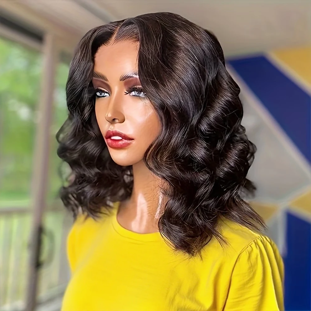 Losse Wave 100% Human Hair Wigs 13x4 Lace Front Wig Pre Plucked With Baby Hair Short Bob Wigs Loose Body Wave Frontal Wig No Glue 7x5 Glueless Natural Hairline Wig 250% Ready To Wear
Losse Wave 100% Human Hair Wigs 13x4 Lace Front Wig Pre Plucked With Baby Hair Short Bob Wigs Loose Body Wave Frontal Wig No Glue 7x5 Glueless Natural Hairline Wig 250% Ready To Wear