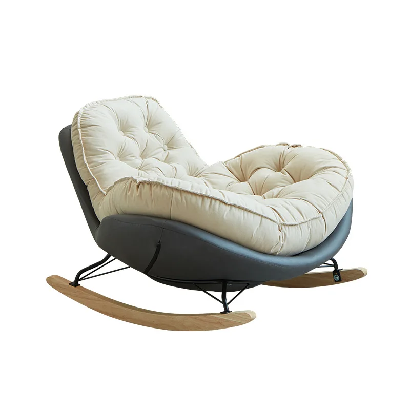 Nordic rocking chair recliner, balcony home leisure chair, light luxury lazy, single sofa
Nordic rocking chair recliner, balcony home leisure chair, light luxury lazy, single sofa