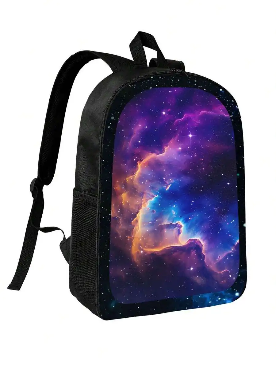 Galaxy Nebula Print Backpack For Adults, Casual Everyday Carry Bag With Starry Space Design
Galaxy Nebula Print Backpack For Adults, Casual Everyday Carry Bag With Starry Space Design