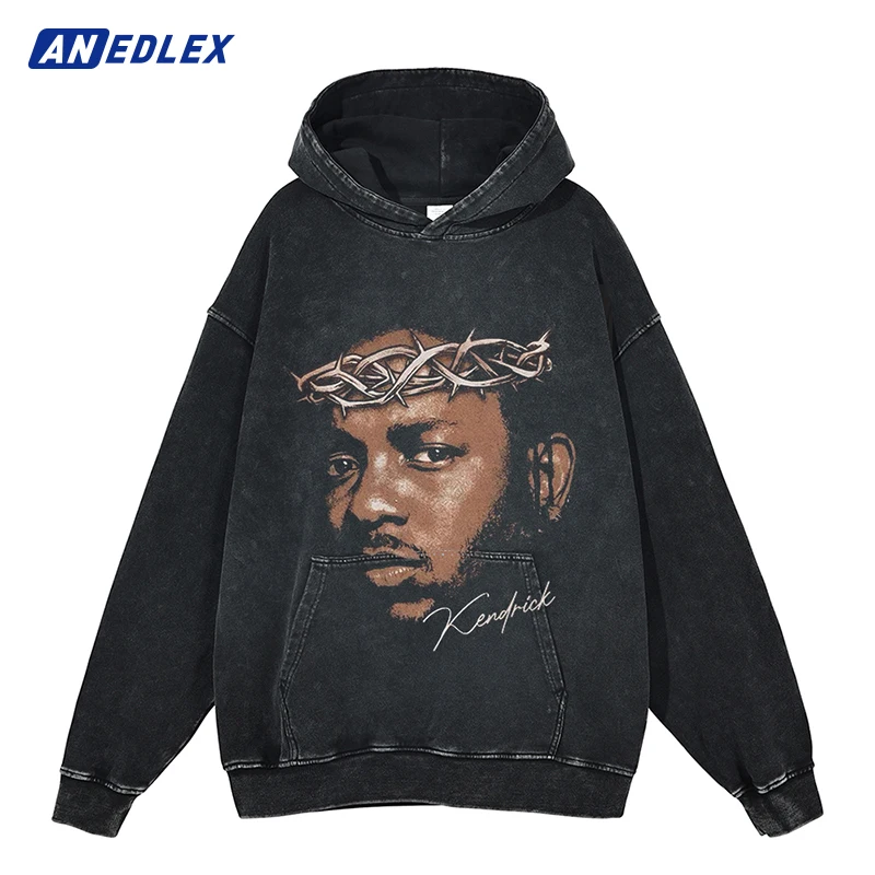 Men Streetwear Hip Hop Oversize Hoodie Sweatshirt Portrait Graphic Retro Hooded Pullover Harajuku Cotton Washed Hoodie Black
Men Streetwear Hip Hop Oversize Hoodie Sweatshirt Portrait Graphic Retro Hooded Pullover Harajuku Cotton Washed Hoodie Black