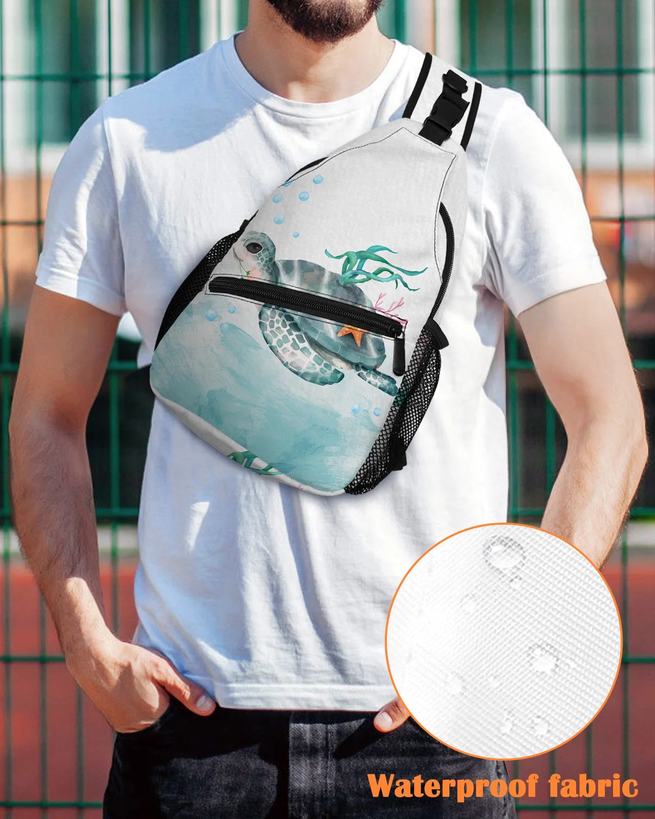 Underwater World Turtle Retro Chest Bags for Women Men Waterproof Shoulder Bag Outdoor Travel Sport Crossbody Bag
Underwater World Turtle Retro Chest Bags for Women Men Waterproof Shoulder Bag Outdoor Travel Sport Crossbody Bag
