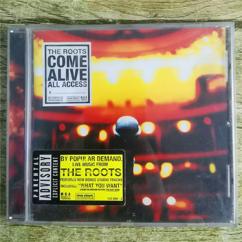 CD The Roots The Roots Come Alive Live Album (выпущено в 1999 году)
CD The Roots The Roots Come Alive Live Album (выпущено в 1999 году)