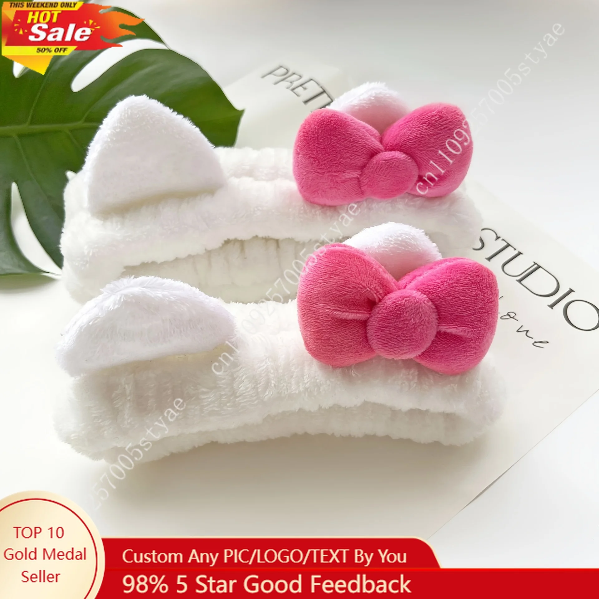 Hello Kitty Cat Girl's Woman Washing Supplies Headdress KT Cat Headband Headdress Hair Band Moisture-Proof Sleeve Cat Wristband
Hello Kitty Cat Girl's Woman Washing Supplies Headdress KT Cat Headband Headdress Hair Band Moisture-Proof Sleeve Cat Wristband
