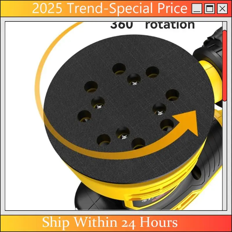 A61Z Deals 5-Inch Random Orbital Sander 6 Variable Speed Sander Machine With 5Pcs Sandpapers For Woodworking EU Plug
A61Z Deals 5-Inch Random Orbital Sander 6 Variable Speed Sander Machine With 5Pcs Sandpapers For Woodworking EU Plug