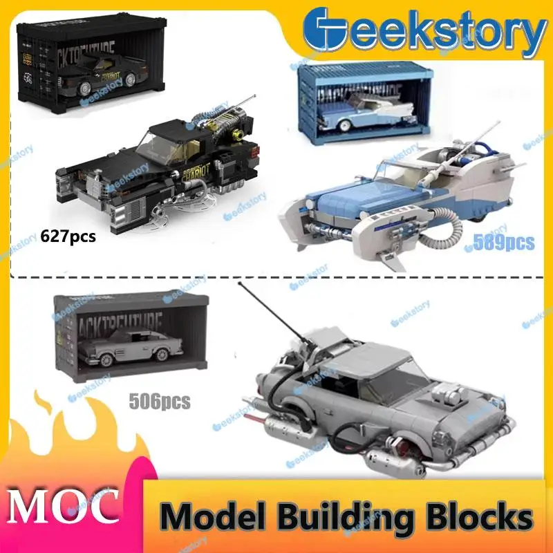 MOC Container Car Model Building Blocks Set Speed Cars Boys Assembly Ornaments Vehicle with Display Case Mini Bricks Toys Gifts
MOC Container Car Model Building Blocks Set Speed Cars Boys Assembly Ornaments Vehicle with Display Case Mini Bricks Toys Gifts