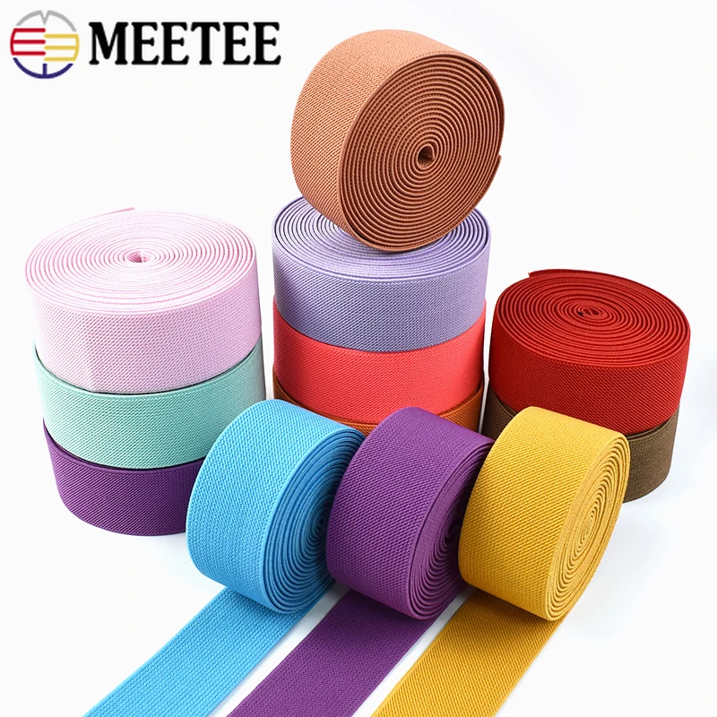 5M 10-60mm Sewing Elastic Bands for Underwear Rubber Webbing Tapes Belt Shoes Pants Ribbons DIY Garment Accessories
5M 10-60mm Sewing Elastic Bands for Underwear Rubber Webbing Tapes Belt Shoes Pants Ribbons DIY Garment Accessories