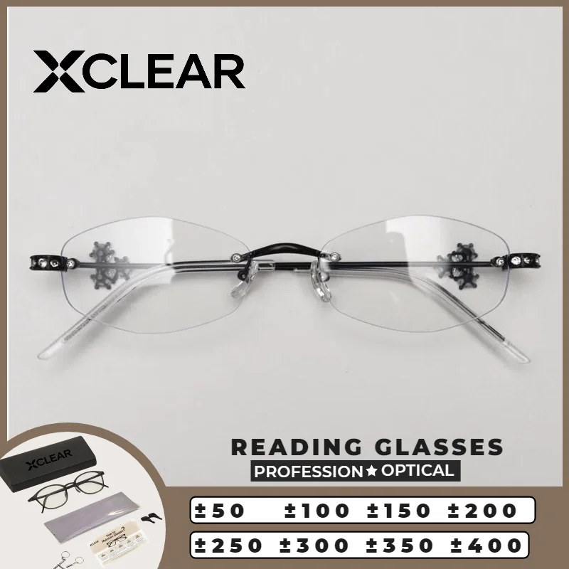 XCLEAR Glasses Optical Anti Blue Ray Myopia Progressive Prescription Eyeglasses Rimless Diamond Cut Women Luxury Skinny Chic
XCLEAR Glasses Optical Anti Blue Ray Myopia Progressive Prescription Eyeglasses Rimless Diamond Cut Women Luxury Skinny Chic