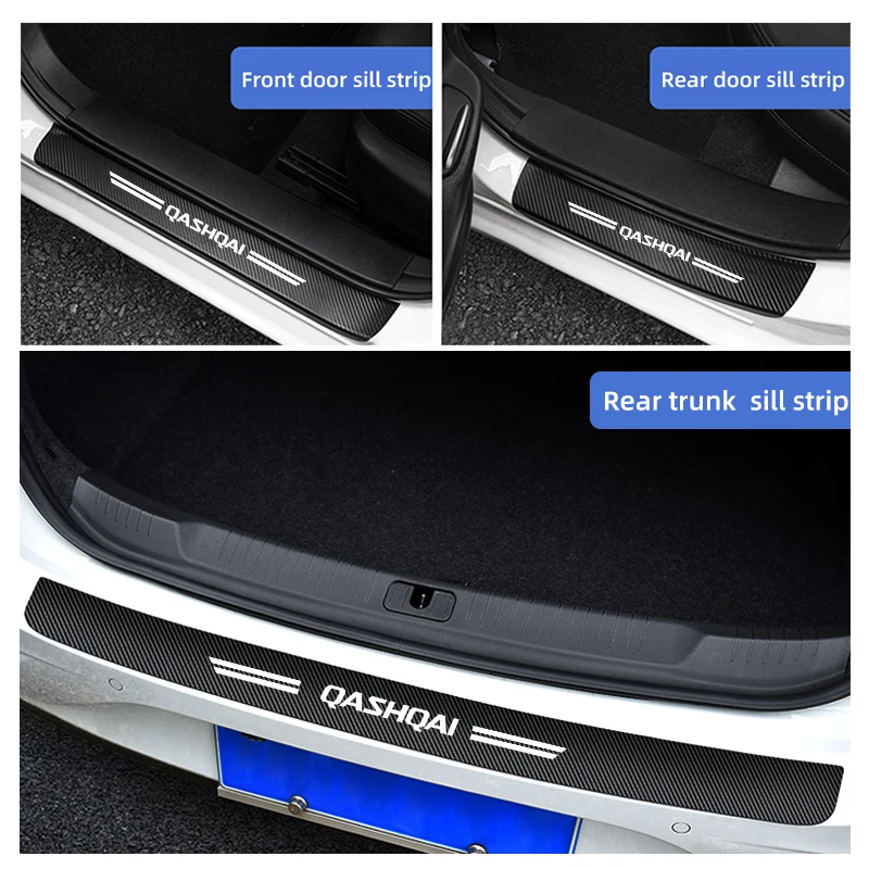 For Nissan Qashqai J10 J11 J12 Car Threshold Strip Carbon Fiber Car Trunk Door Sill Protection Sticker Auto Accessories
For Nissan Qashqai J10 J11 J12 Car Threshold Strip Carbon Fiber Car Trunk Door Sill Protection Sticker Auto Accessories