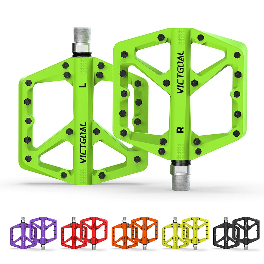 VICTGOAL Nylon Bicycle Plat Pedals Anti-slip Waterproof Mountain Bike MTB Cycling Foot Pedals DU Bearing Bike Part Accessories
VICTGOAL Nylon Bicycle Plat Pedals Anti-slip Waterproof Mountain Bike MTB Cycling Foot Pedals DU Bearing Bike Part Accessories