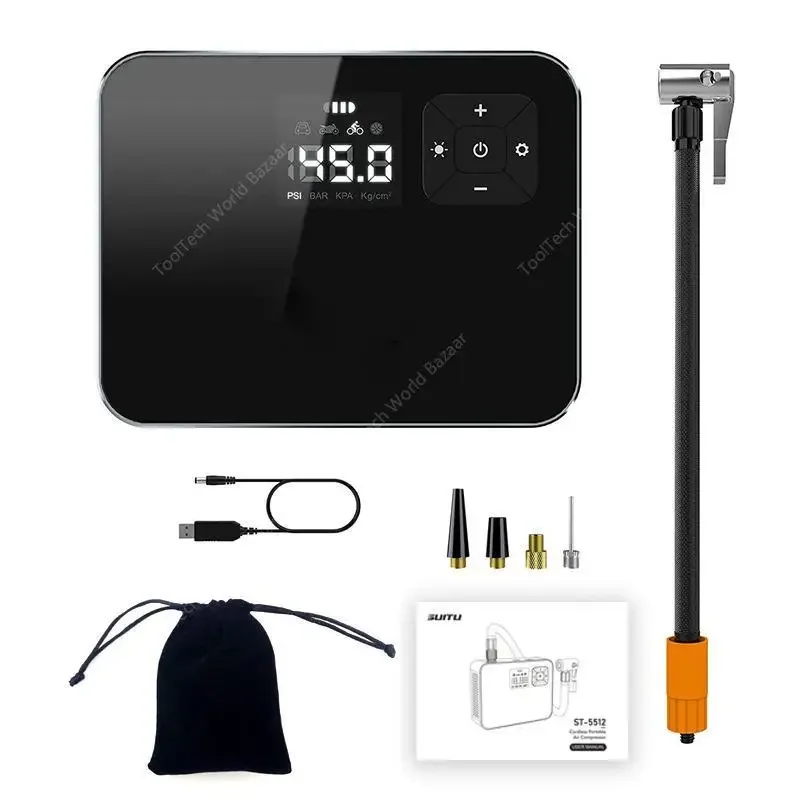 Wireless charging Car car Handheld intelligent air pump Home car Electric portable tire air pump
Wireless charging Car car Handheld intelligent air pump Home car Electric portable tire air pump
