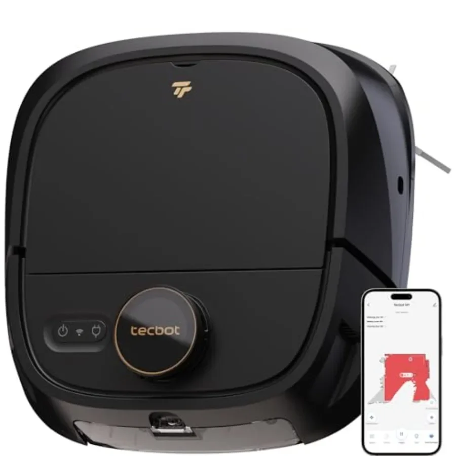 M1 Pro Robot Vacuum and Mop for home use, black ABS plastic, advanced LiDAR navigation, pet hair removal, carpet and hardwood f
M1 Pro Robot Vacuum and Mop for home use, black ABS plastic, advanced LiDAR navigation, pet hair removal, carpet and hardwood f