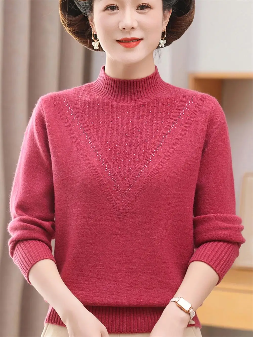 Faionable f High Ne свитер женский свободный базовый слой irt однотонный универсальный осенне-зимний вязаный топ для мам
Faionable f High Ne свитер женский свободный базовый слой irt однотонный универсальный осенне-зимний вязаный топ для мам